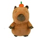 image 1 of Capybara Soft Toy Cute Plushie Huggable Cuddly Stuffed Toy 35cm Dark Brown