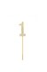 image 4 of Gold Number 21 Cake Topper | Gold