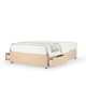 image 1 of Ortho Classic Orthopaedic Natural Plush Velvet 2 Drawer Divan Set Single