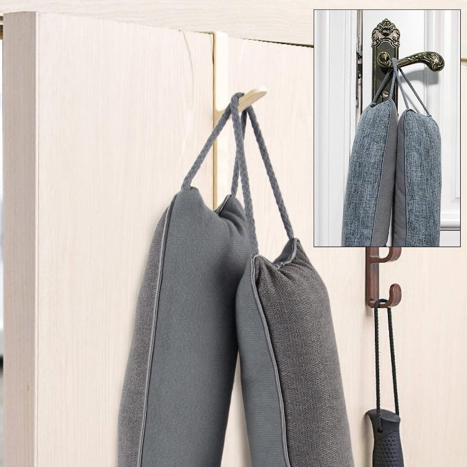 1-Pack 91 x 8 cm Heavy Under Door Draught Excluder Cushion Draft Wind ...