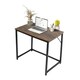 image 10 of Desk Computer PC Laptop Home Office Work desk, Study Writing Brown Rustic Style 80cm Brown