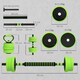 image 7 of SPORTNOW Weight Dumbbells Set, Barbell, Kettlebell, Push Up Stand, 20kg