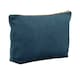 image 2 of Bagbase Plain Velvet Accessory Bag - Blue Topaz - L | Green