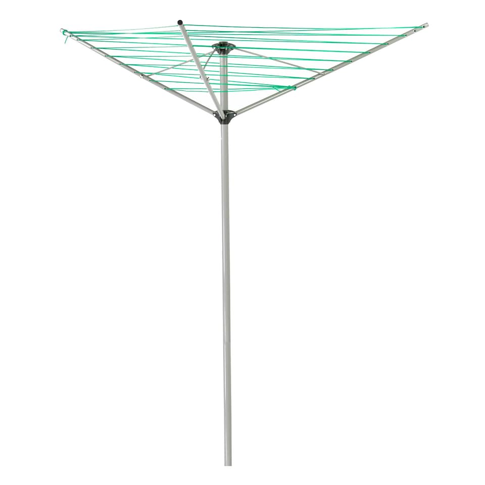 image 1 of KCT 3 Arm Rotary Washing Line - 30m Drying Area Green | Silver
