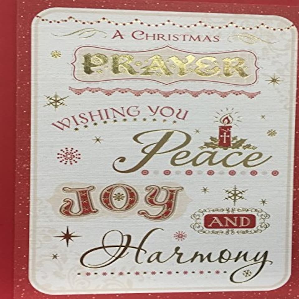 image 1 of A Christmas Prayer Christmas Card By Wishing Well