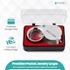 image 4 of 30x Magnifying Glass, Stainless Steel Folding Loupe Magnifier