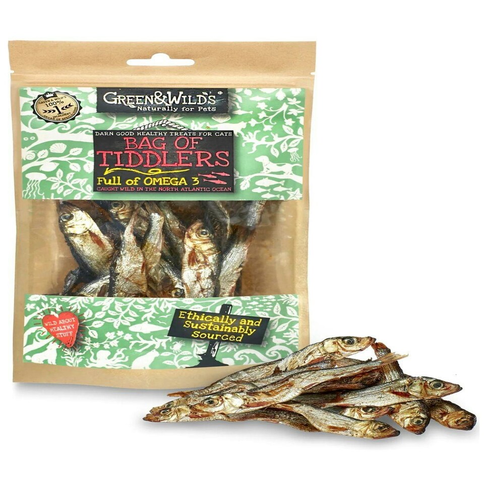 Green & Wilds Bag of Tiddlers Cat Treat 40g