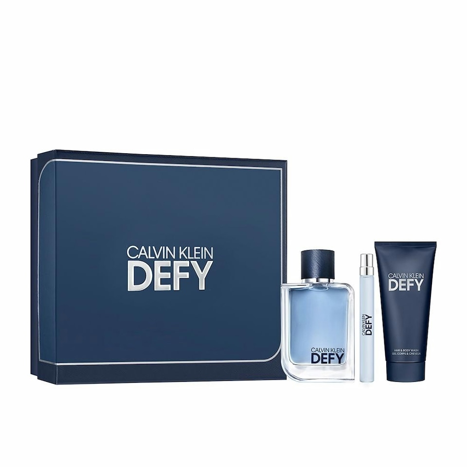 image 1 of Calvin Klein Defy Gift Set 100ml EDT+ 100ml Shower Gel + 10ml EDT