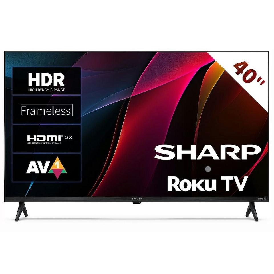 image 1 of SHARP 40HD2225K 40 Inch Full HD Roku Smart TV with Freely