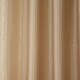 image 1 of Faux Silk Lined Eyelet Curtains 168cm x 183cm Latte | Brown | Brown