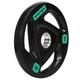 image 9 of SPORTNOW Two 10kg Olympic Weight Plates for Barbell, with Tri-Grips
