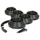 image 1 of Harbour Housewares Flexible Plastic Lawn & Path Edging - 50m x 4cm - Black Black