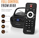 image 8 of Denver Portable Radio CD Tape Cassette Player With DAB Radio – Mains or Battery Power - TDC-280 | Black