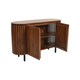image 3 of Slatted Large 2 Doors Sideboard - Mango Wood - L40 x W135 x H85 cm | Brown