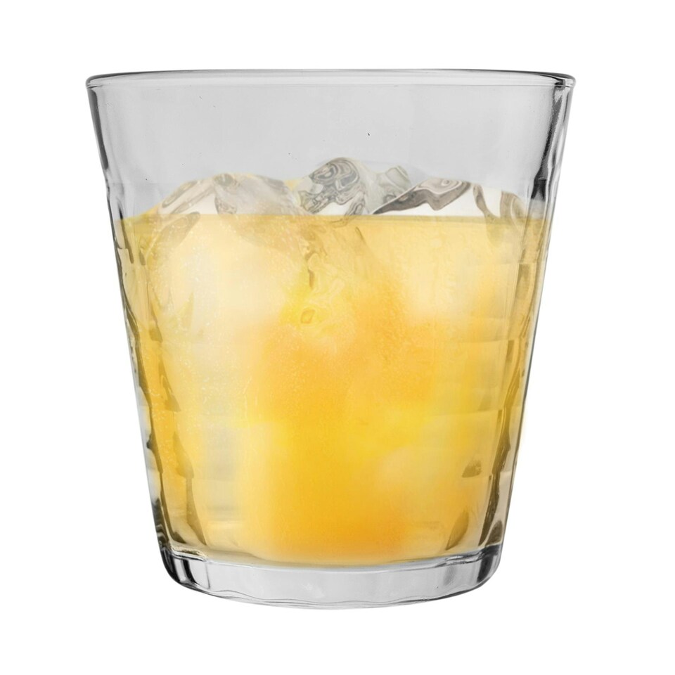 image 1 of Duralex Prisme Drinking Glasses - 275ml Tumblers for Water, Juice - Clear - Pack of 6 Clear
