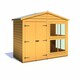 image 2 of Sun Hut 8 x 4 Feet Potting Shed - L122 x W260.1 x H222.5 cm Brown