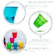 image 2 of Rink Drink Coloured Plastic Tumblers - 250ml - 6 Colours - Pack of 12 Multi