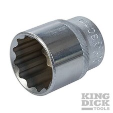 King Dick Socket SD 1/2" Metric 12pt - HSM230