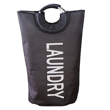 40L Collapsible Laundry Basket, Laundry Hamper with Padded Handles
