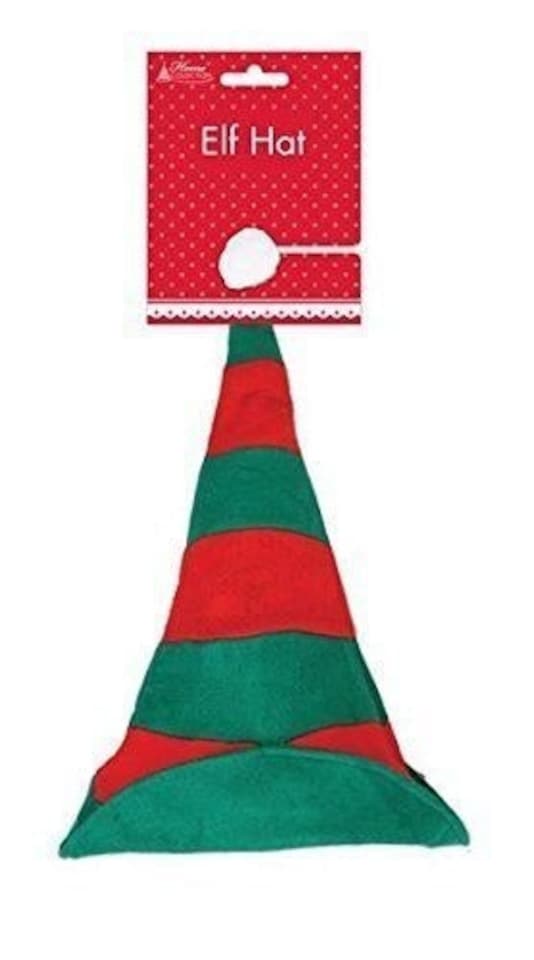 image 1 of Adults Christmas Elf Fancy Dress Hat