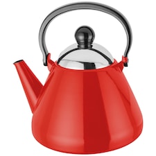 Judge Enamel Stove Top Whistling Kettle 1.5L - Red