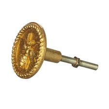 Pomello Per Cassetti Stile Vintage Con Motivo Ape - Sass & Belle In Peltro Dorato - Foto 6