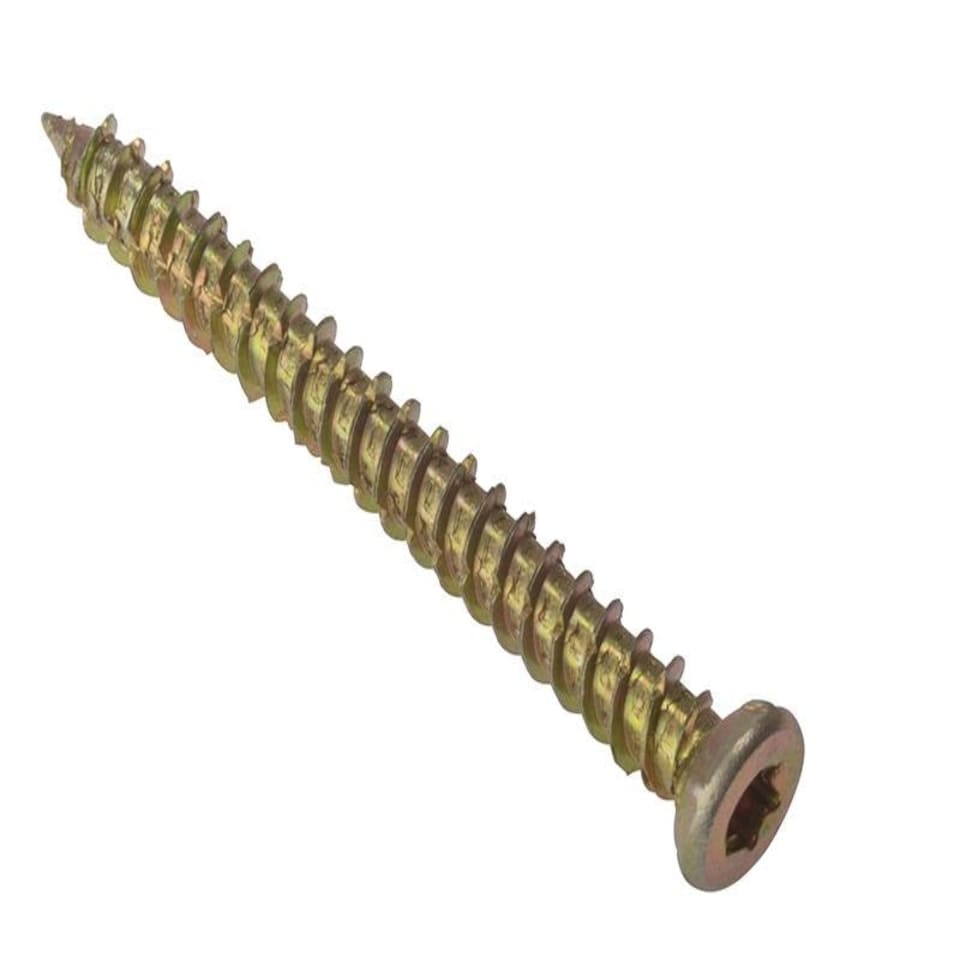 Forgefix Concrete Frame Screw Torx Compatible High-Low Thread Zyp 7.5 X 202Mm Bag 10