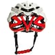 image 4 of AWE AweSpeed In Mould Adult Road Bike Helmet Large 58-61cm White/Red Crash Guarantee* | White | Red