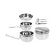 image 3 of Summit Tiffin Set (Pack of 6) - Silver - One Size
