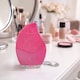 image 2 of MELISSA Electric Silicone Facial Cleansing Sonic Brush Face Skin Care Deep Cleaner Massager, USB Rechargeable - Pink