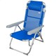 image 2 of Beach Chair Aktive Foldable Blue 48 x 90 x 60 cm (2 Units) N/A