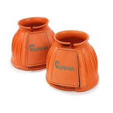 Shires Touch Close Over Reach Boots Orange | Full