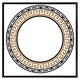 image 1 of Greek key frame (Picture Frame) Black | XL
