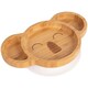 image 1 of Tiny Dining Children's Bamboo Suction Koala Plate - White