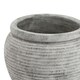 image 2 of Athena Rimmed Plant Pot - Ceramic - L28 x W28 x H20 cm - White White