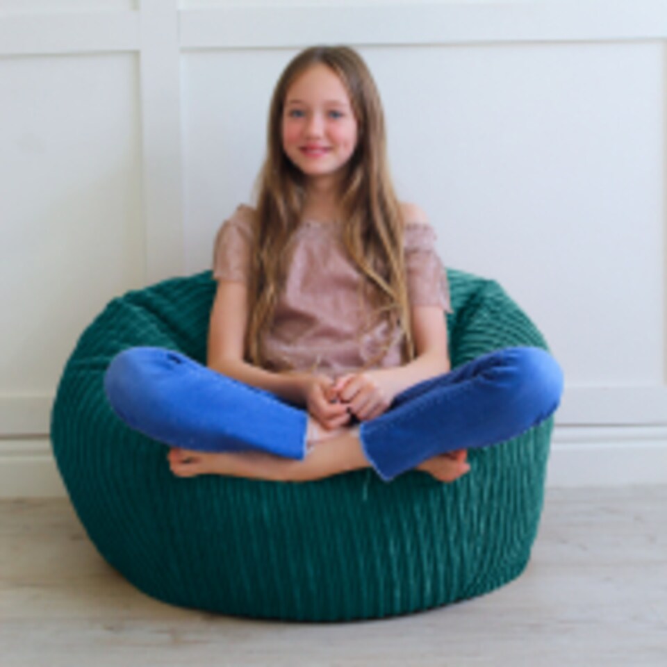 image 1 of rucomfy Indoor Classic Kids Bean Bag Chair - Jumbo Cord Slouchbag