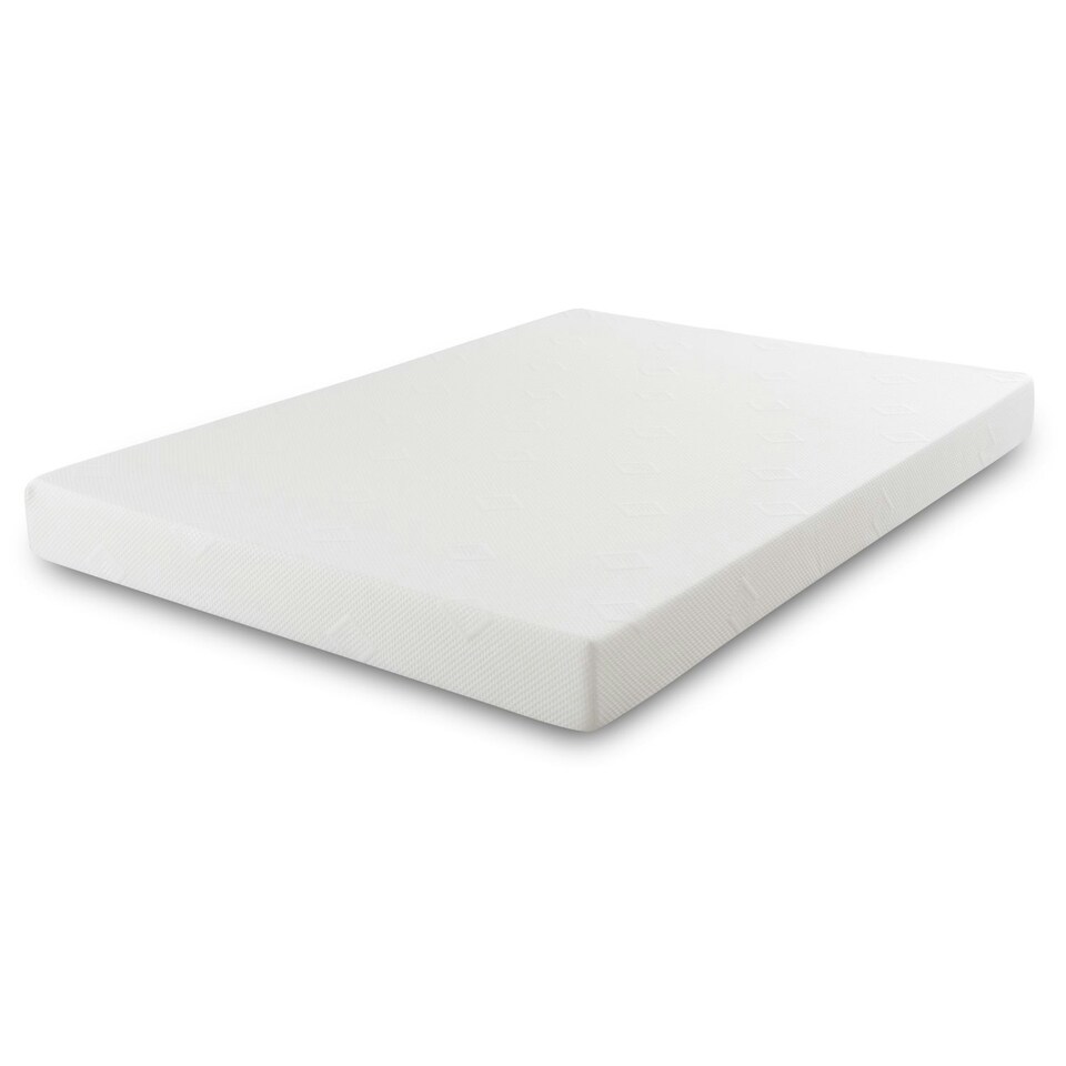 image 1 of Westwood Core Memory Foam and Supportive Foam Mattress - 4" Deep | White | Double