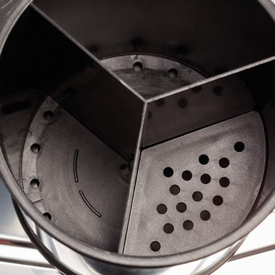 image 1 of Stellar Stainless Steel Sink Caddy Rotating