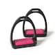 image 1 of Shires Compositi Reflex Stirrups Pink | One Size