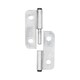 image 4 of Stainless Steel Lift Off Leaf Hinge Right 76x100mm Heavy Duty Door Hatch 2PK Silver