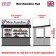 image 4 of Slot Car Track Scenery Merchandise Hut Black 1:32 Scale Wasp