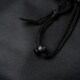 image 3 of Medium Round Dining Set Protective Cover in Black Black