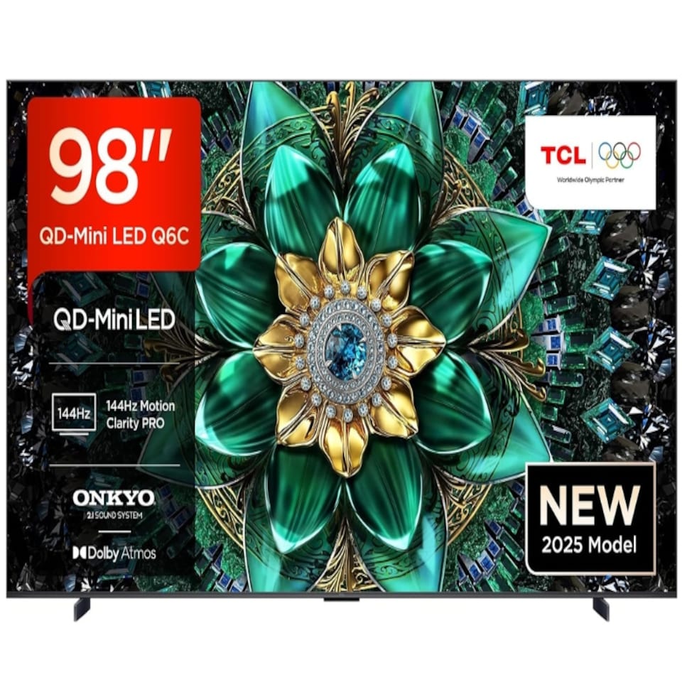 image 1 of TCL 98Q6C 98" Q6C 4K QLED Mini-LED Smart TV - Free 2 Yr Warranty