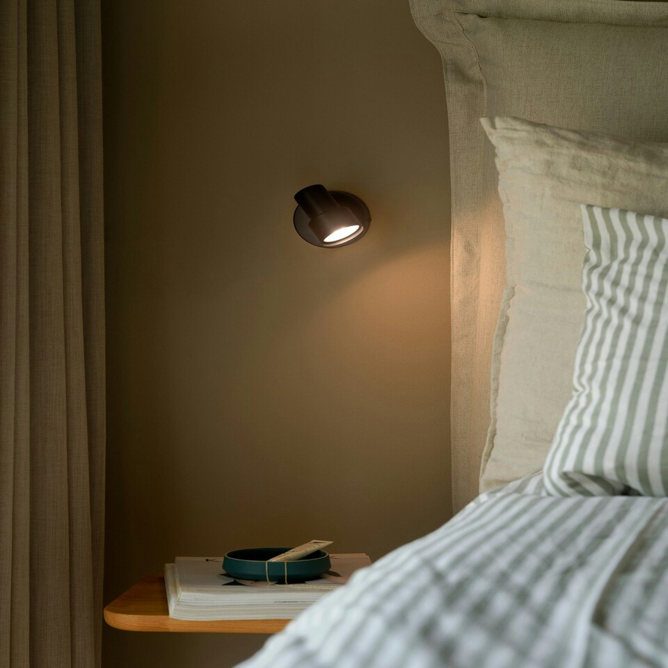 image 1 of Boston spot | Wall light | Black Black | Black