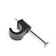image 2 of SupaLec Round Cable Clips (Pack of 100) - Black - 6mm