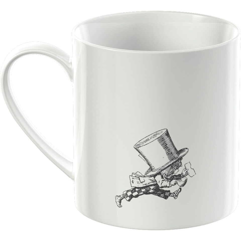 image 1 of V&A Alice in Wonderland Mug White 350ml | White
