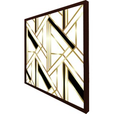 Golden art deco (Picture Frame) Brown | XS
