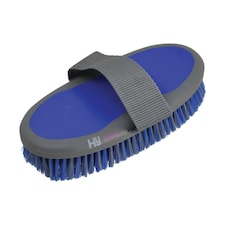Hy Sport Active Horse Body Brush - Jewel Blue - 20cm x 9.5cm