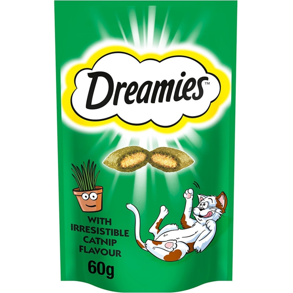 image 1 of Dreamies With Catnip 60g (Pack of 8)
