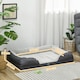 image 7 of PawHut Dog Bed Calming Pet Bed Dog Mattress for Large Dogs - Charcoal Grey